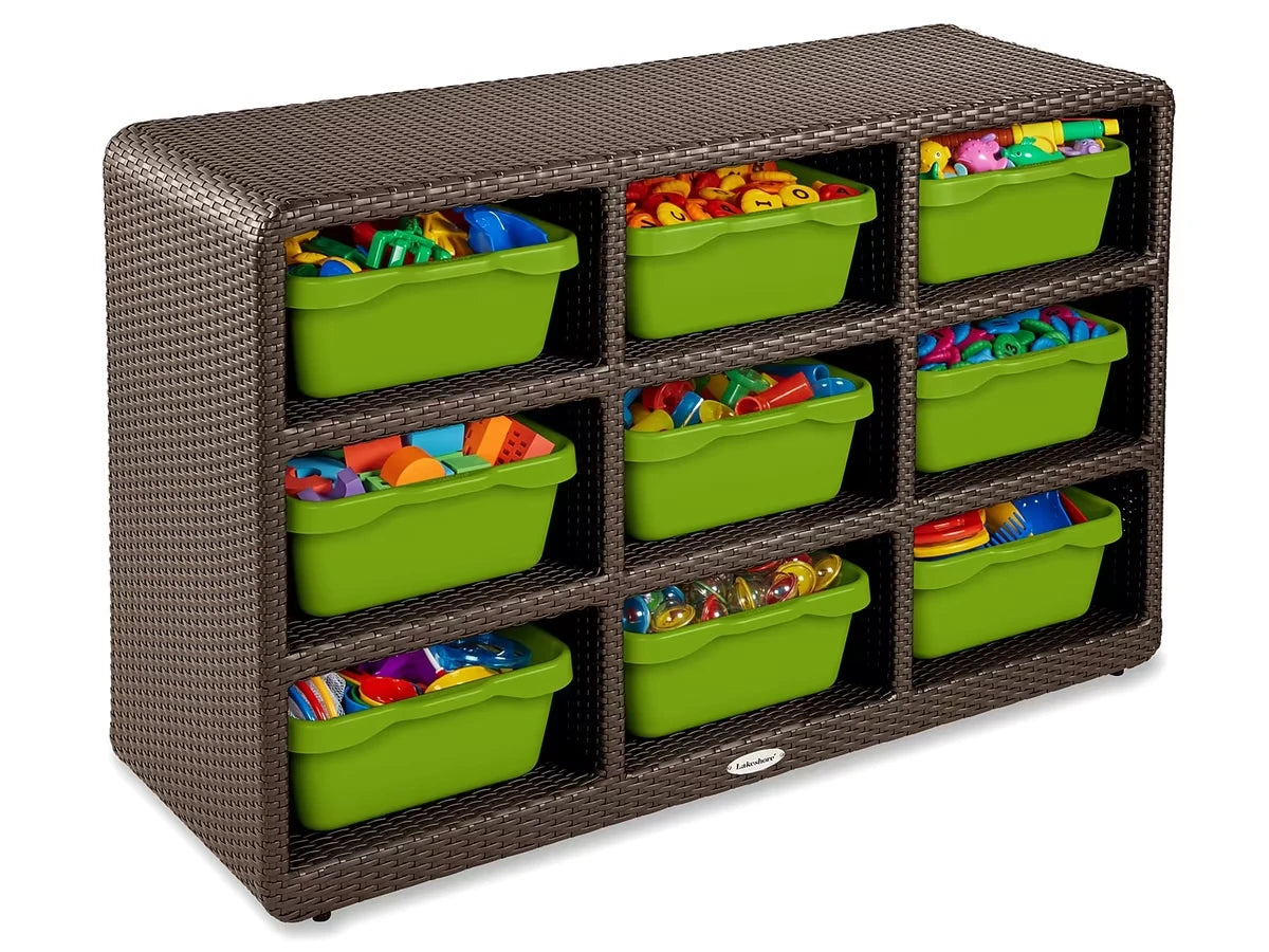 Outdoor 9-Cubby Storage Unit - US 7313