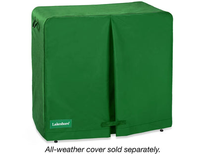 Outdoor 6-Cubby Storage Unit - US 6482