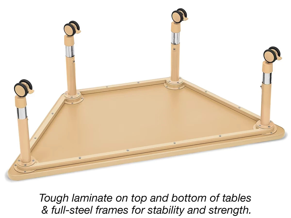 Flex-Space Jr.® Mobile Trapezoid Table - US 4923