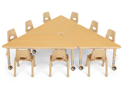 Flex-Space Jr.® Mobile Trapezoid Table - US 4923