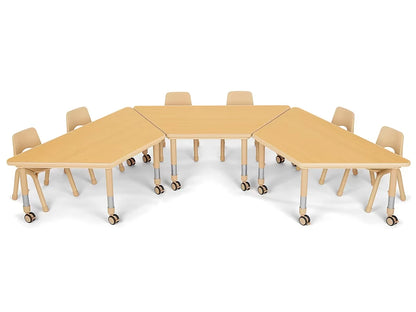Flex-Space Jr.® Mobile Trapezoid Table - US 4923