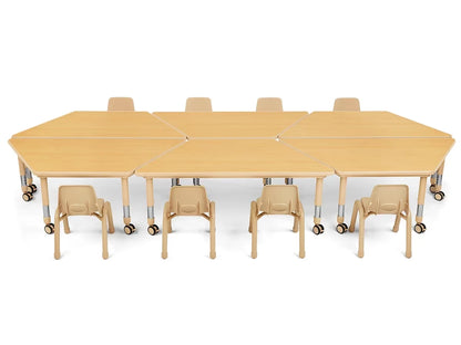 Flex-Space Jr.® Mobile Trapezoid Table - US 4923