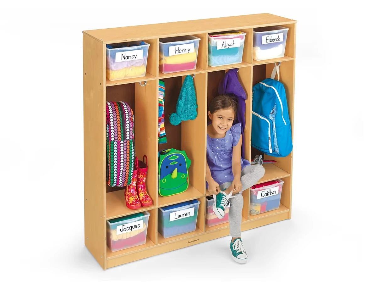 Classic Birch Coat Lockers for 8 - US 4267