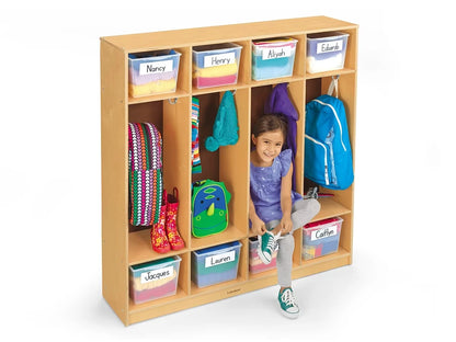 Classic Birch Coat Lockers for 8 - US 4267