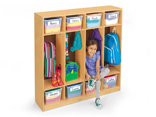 Classic Birch Coat Lockers for 8 - US 4267