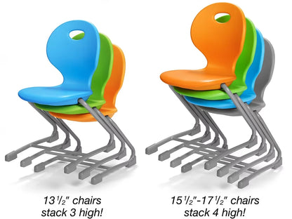 Flex-Space Ergo Bounce Cantilever Chairs - US 6397