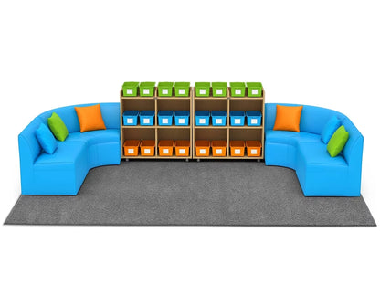 Flex-Space Comfy Couch Reading & Research Zone - US 1841