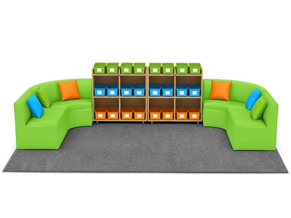 Flex-Space Comfy Couch Reading & Research Zone - US 1841