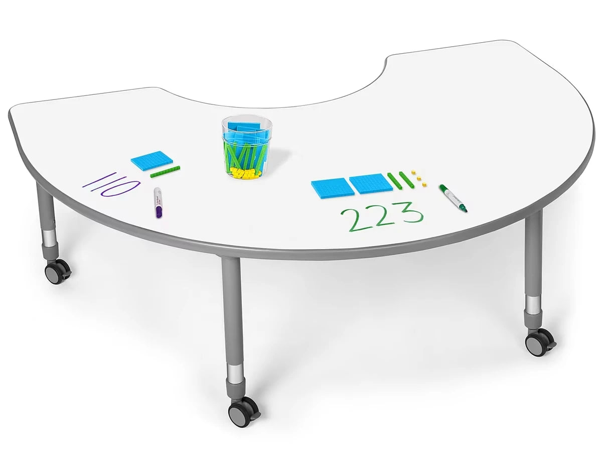 Flex-Space Write & Wipe Mobile Group Table - US 2984