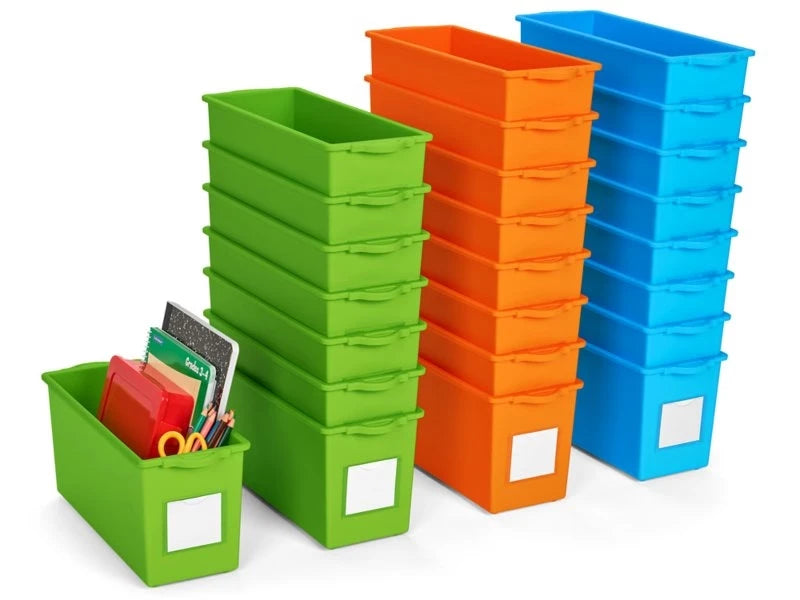 Flex-Space Mobile Storage Bin Center for 24 Students - Maple - US 5127