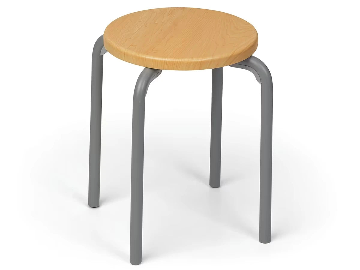 Flex-Space Premium Stacking Stools - Maple - US 6117