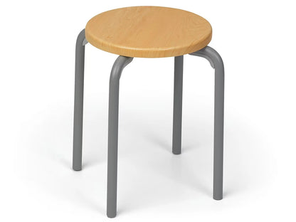 Flex-Space Premium Stacking Stools - Maple - US 6117