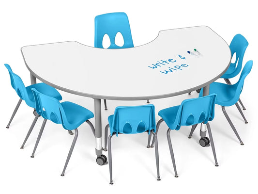 Flex-Space Write & Wipe Group Table Teaching Zone - US 6300