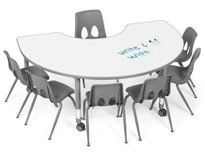 Flex-Space Write & Wipe Group Table Teaching Zone - US 6300