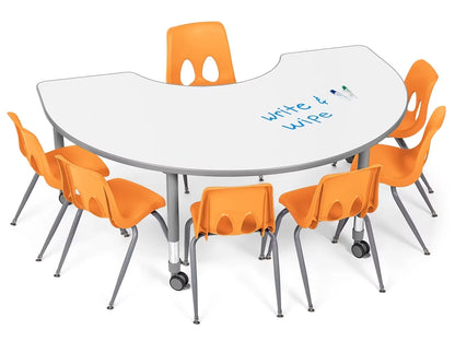 Flex-Space Write & Wipe Group Table Teaching Zone - US 6300