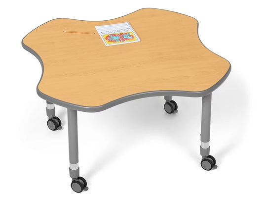 Flex-Space Mobile Clover Table - Maple - US 3952