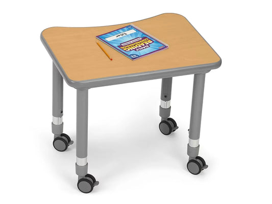 Flex-Space Mobile Student Desk - Maple - US 4960
