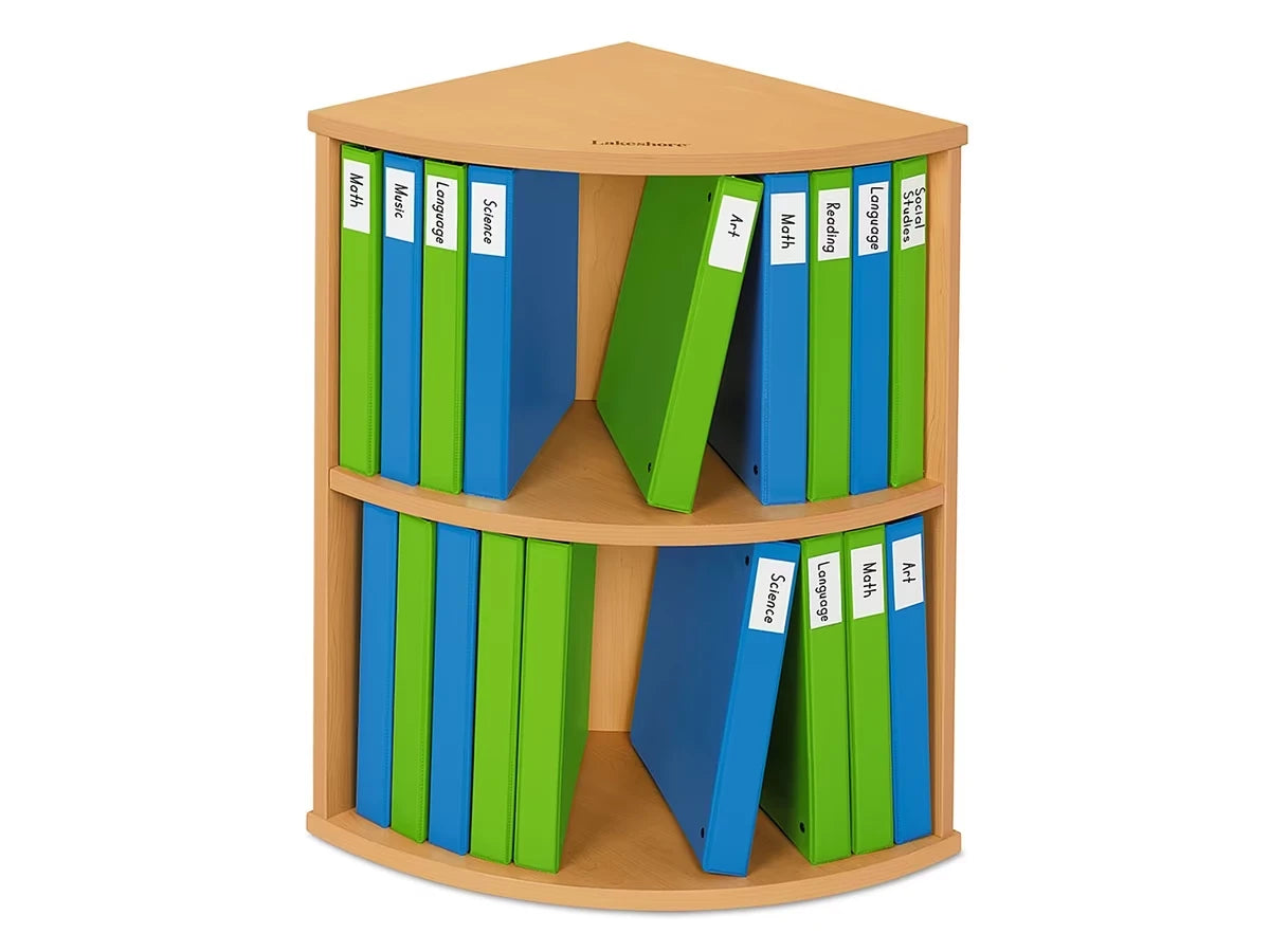 Flex-Space 2-Shelf Binder Storage Center - Maple - US 7433