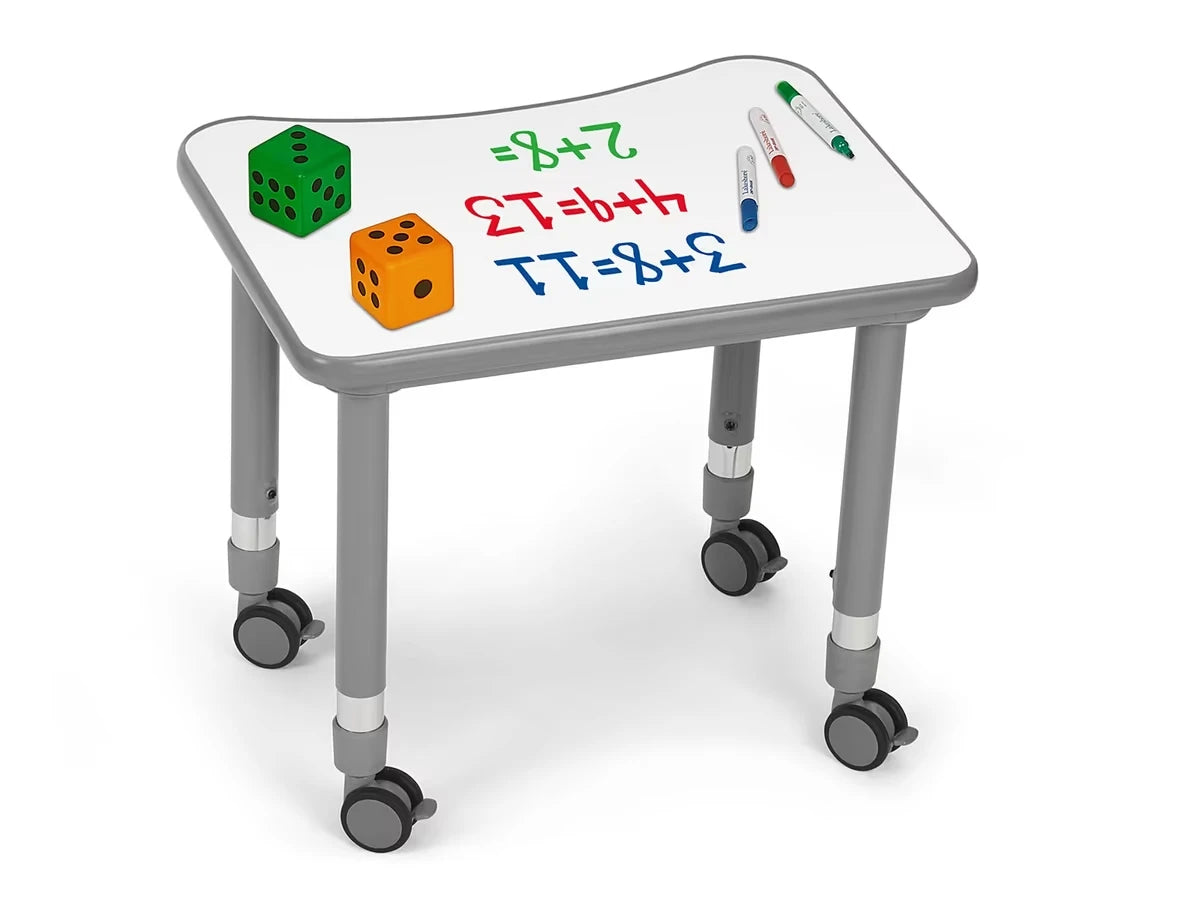Flex-Space Write & Wipe Mobile Student Desk - US 4678