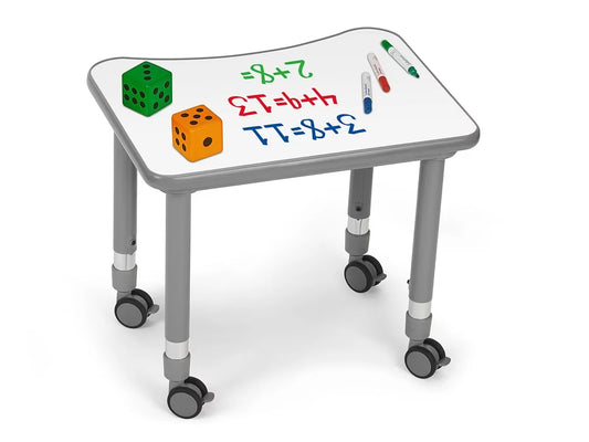 Flex-Space Write & Wipe Mobile Student Desk - US 4678