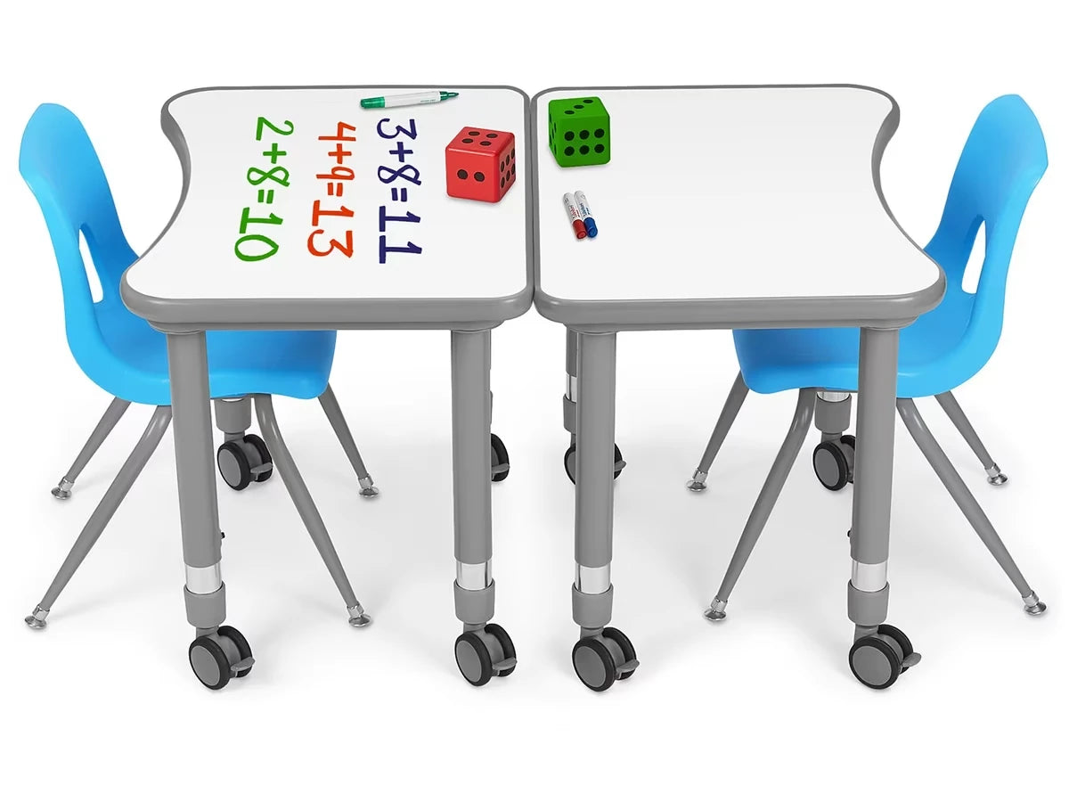 Flex-Space Write & Wipe Mobile Student Desk - US 4678