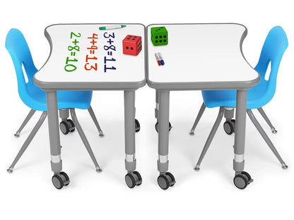 Flex-Space Write & Wipe Mobile Student Desk - US 4678