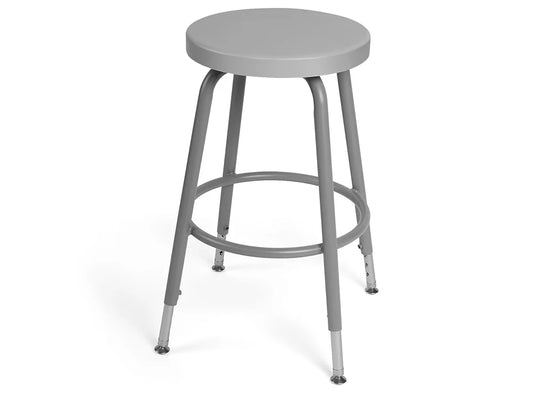 Flex-Space Height-Adjustable Stool - Gray - US 1451