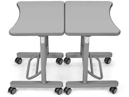 Flex-Space Mobile Standing Desk - Gray - US 1696