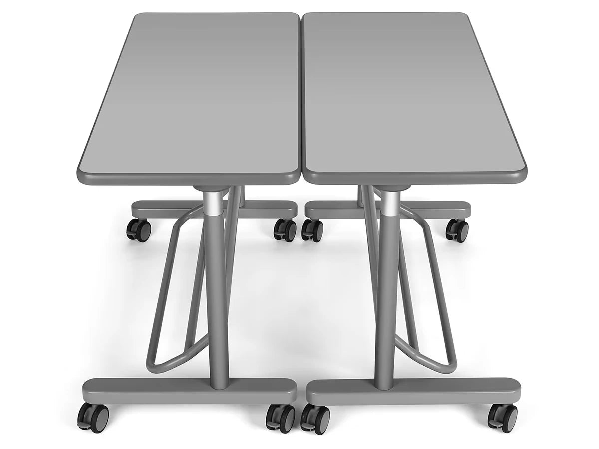 Flex-Space Mobile Standing Desk for Two - Gray - US 7340