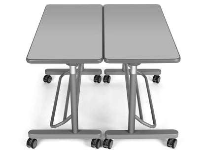 Flex-Space Mobile Standing Desk for Two - Gray - US 7340