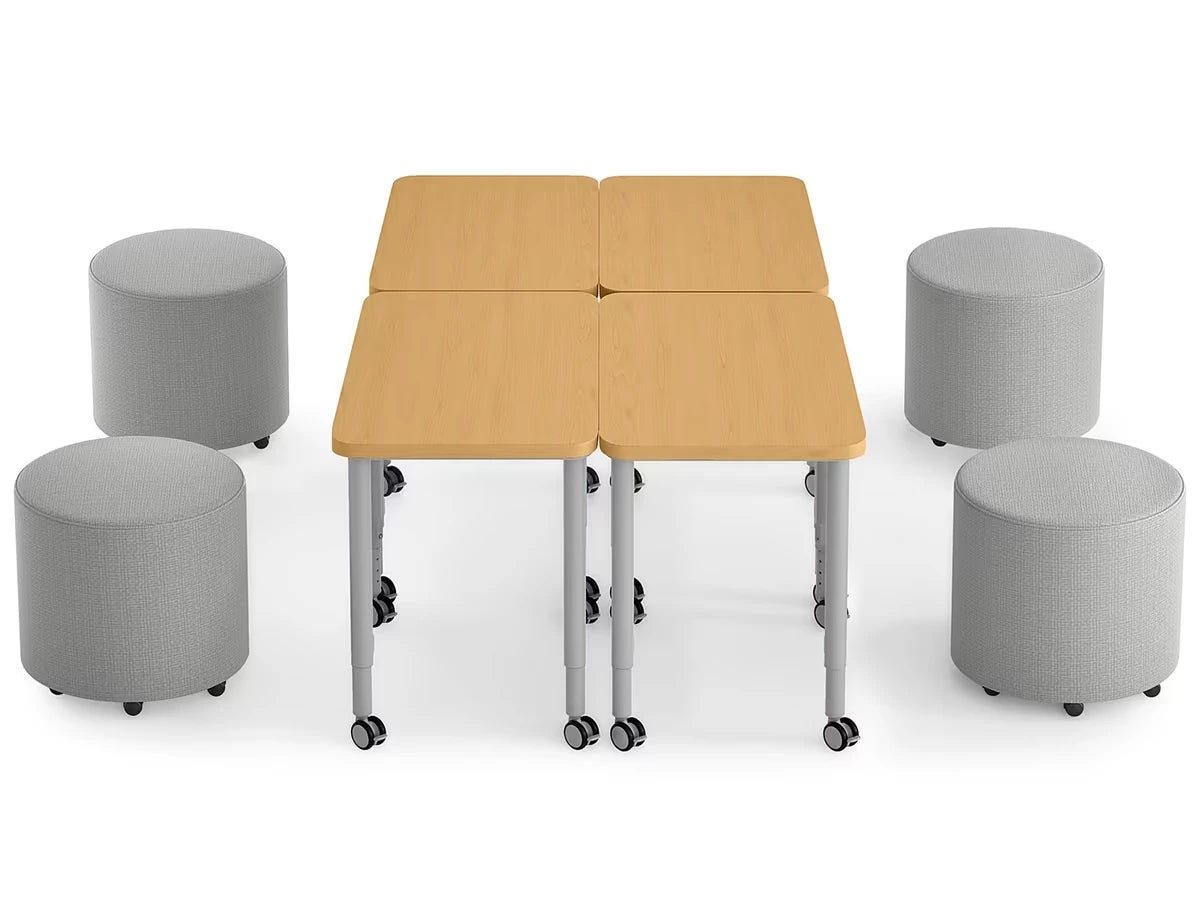 Modern Edge Mobile Lounge Seat & Desk Zone - US 1054