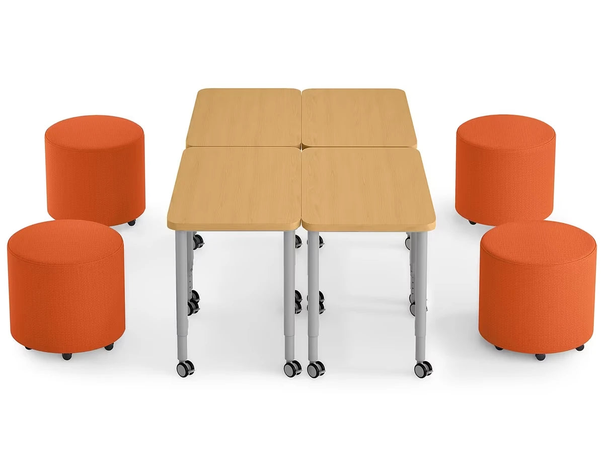Modern Edge Mobile Lounge Seat & Desk Zone - US 1054