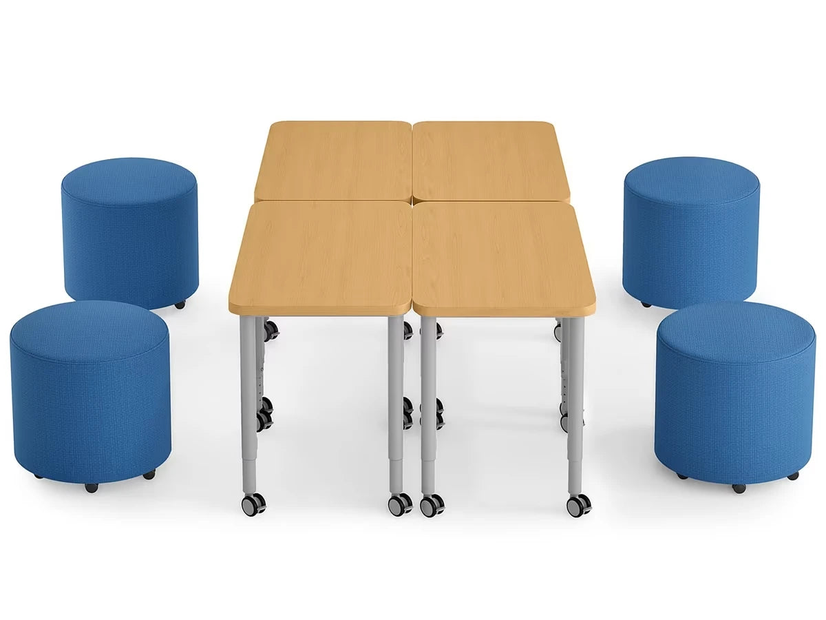 Modern Edge Mobile Lounge Seat & Desk Zone - US 1054