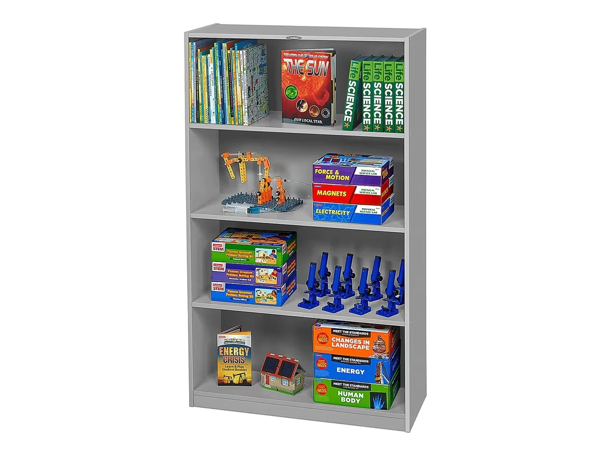 Flex-Space 4-Shelf All-Purpose Storage Unit - Gray - US 3646