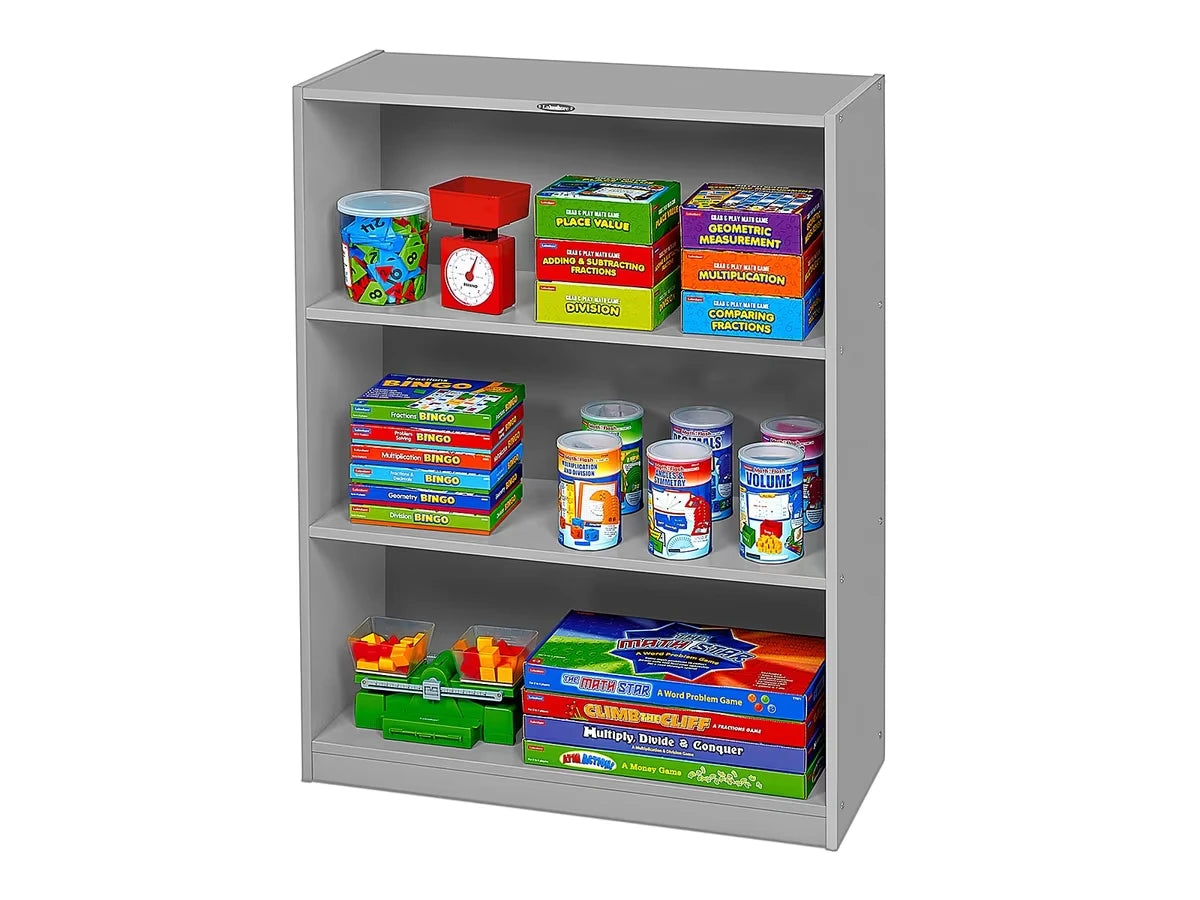 Flex-Space 3-Shelf All-Purpose Storage Unit - Gray - US 9890