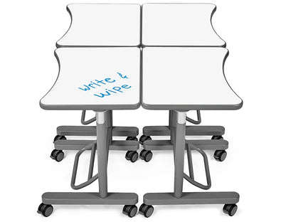 Flex-Space Write & Wipe Mobile Standing Desk - US 1348