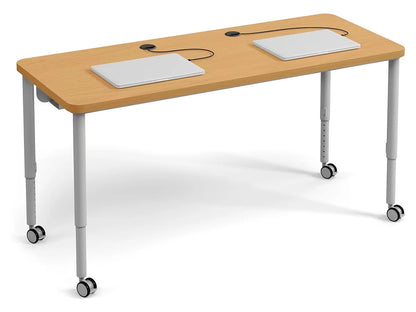 Modern Edge Mobile Media Table - US 3930