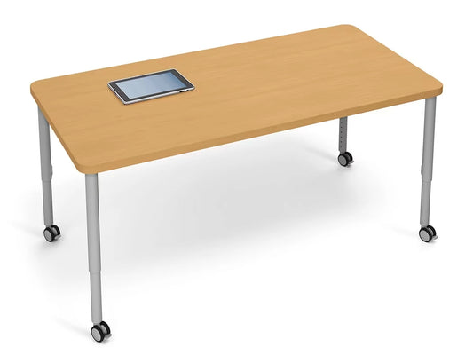 Modern Edge Mobile Rectangular Tables - US 7147