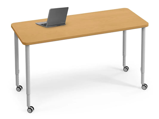 Modern Edge Mobile Standing-Height Rectangular Tables - US 1363