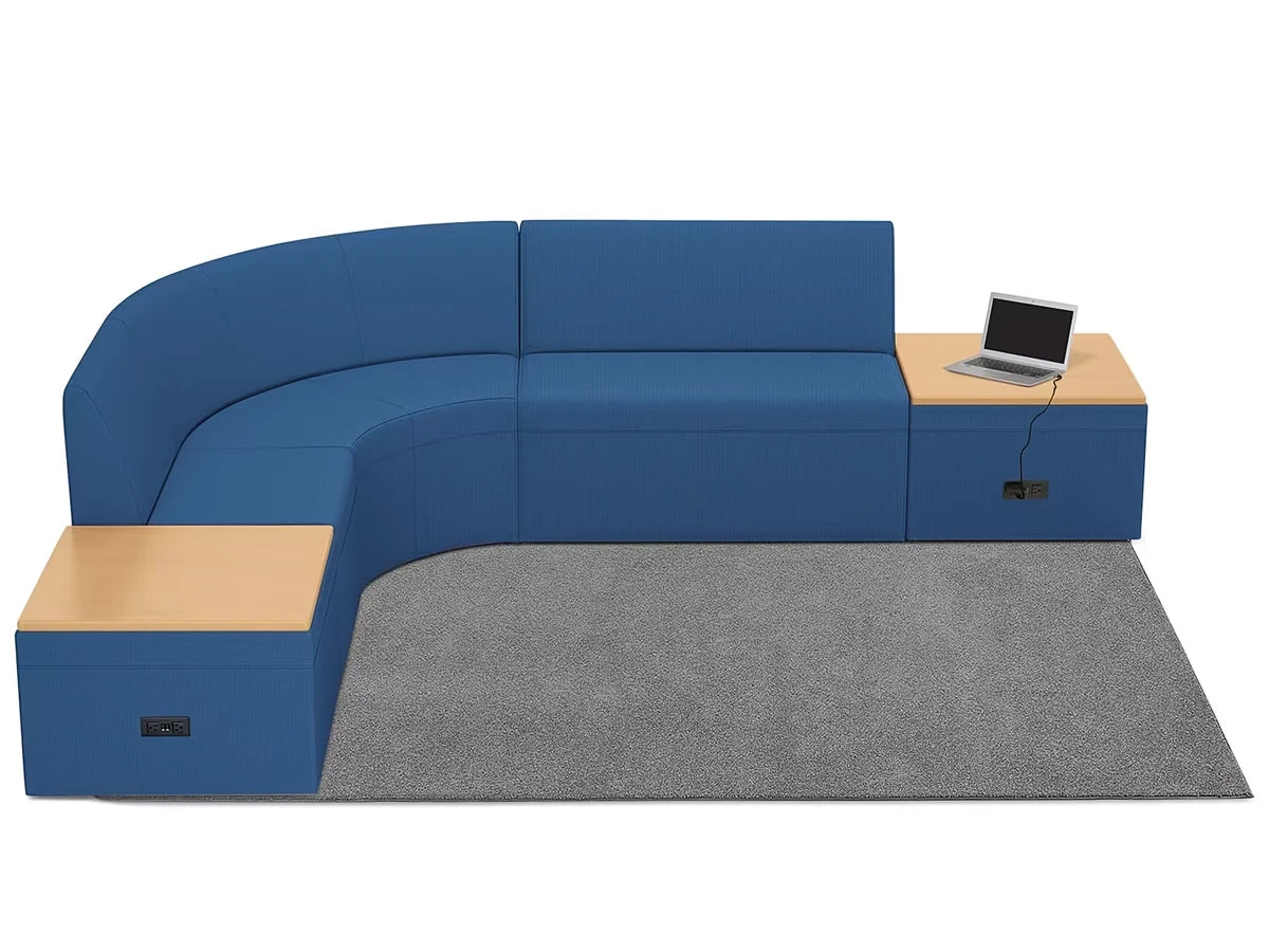 Modern Edge Couch & Powered Table Zone - US 6826