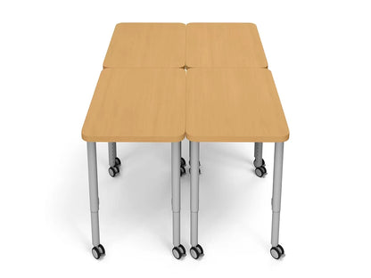 Modern Edge Mobile Student Desks with Book Box - US 4031