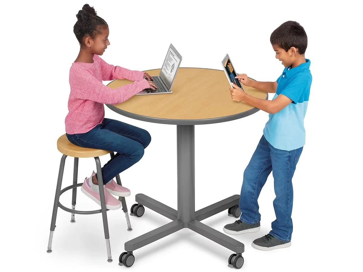 Flex-Space Mobile Café Tables - Maple - US 7573
