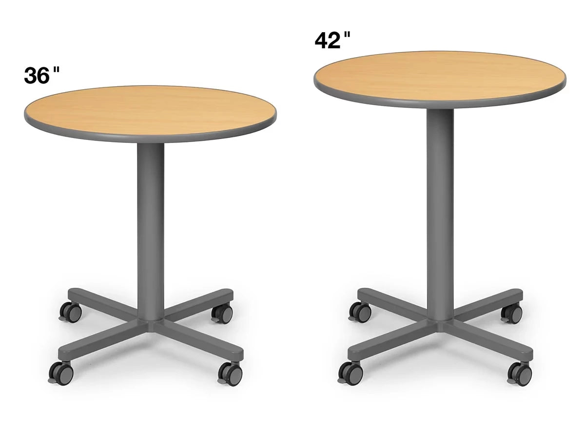 Flex-Space Mobile Café Tables - Maple - US 7573
