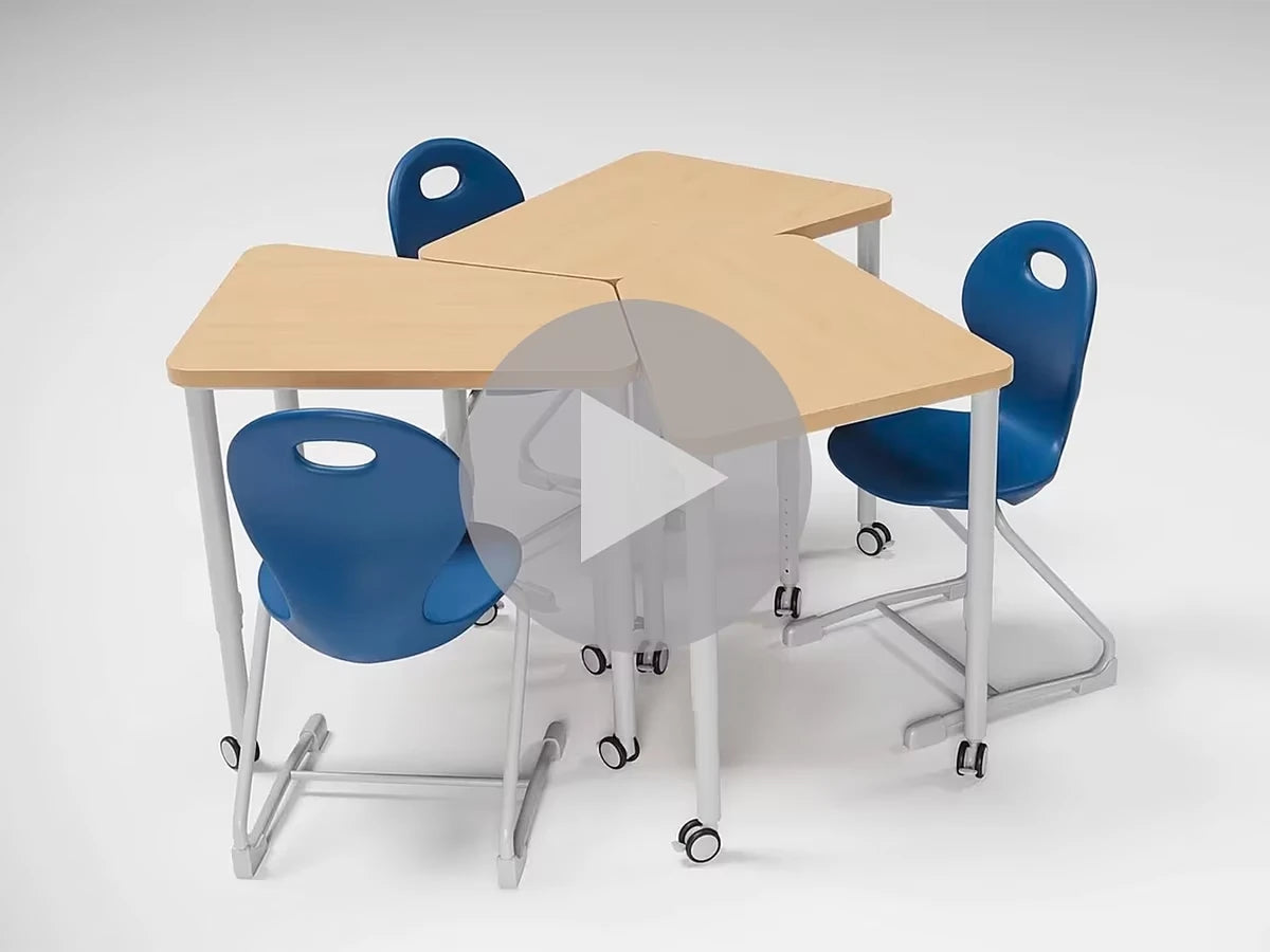 Modern Edge Mobile Mosaic Student Desk - US 6350