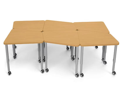 Modern Edge Mobile Mosaic Student Desk - US 6350