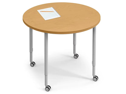 Modern Edge Mobile Standing-Height Round Tables - US 8637