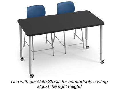 Modern Edge Mobile Standing-Height Science Table - US 8145