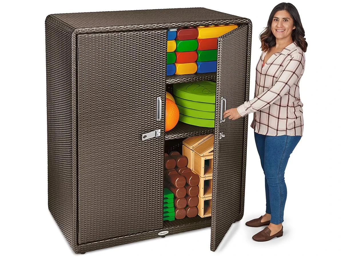 Outdoor Lockable Storage Cabinet - US 9189