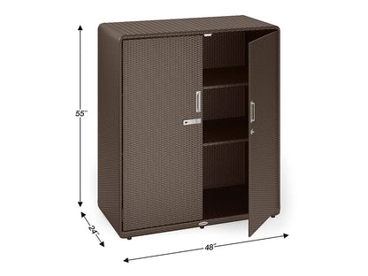 Outdoor Lockable Storage Cabinet - US 9189