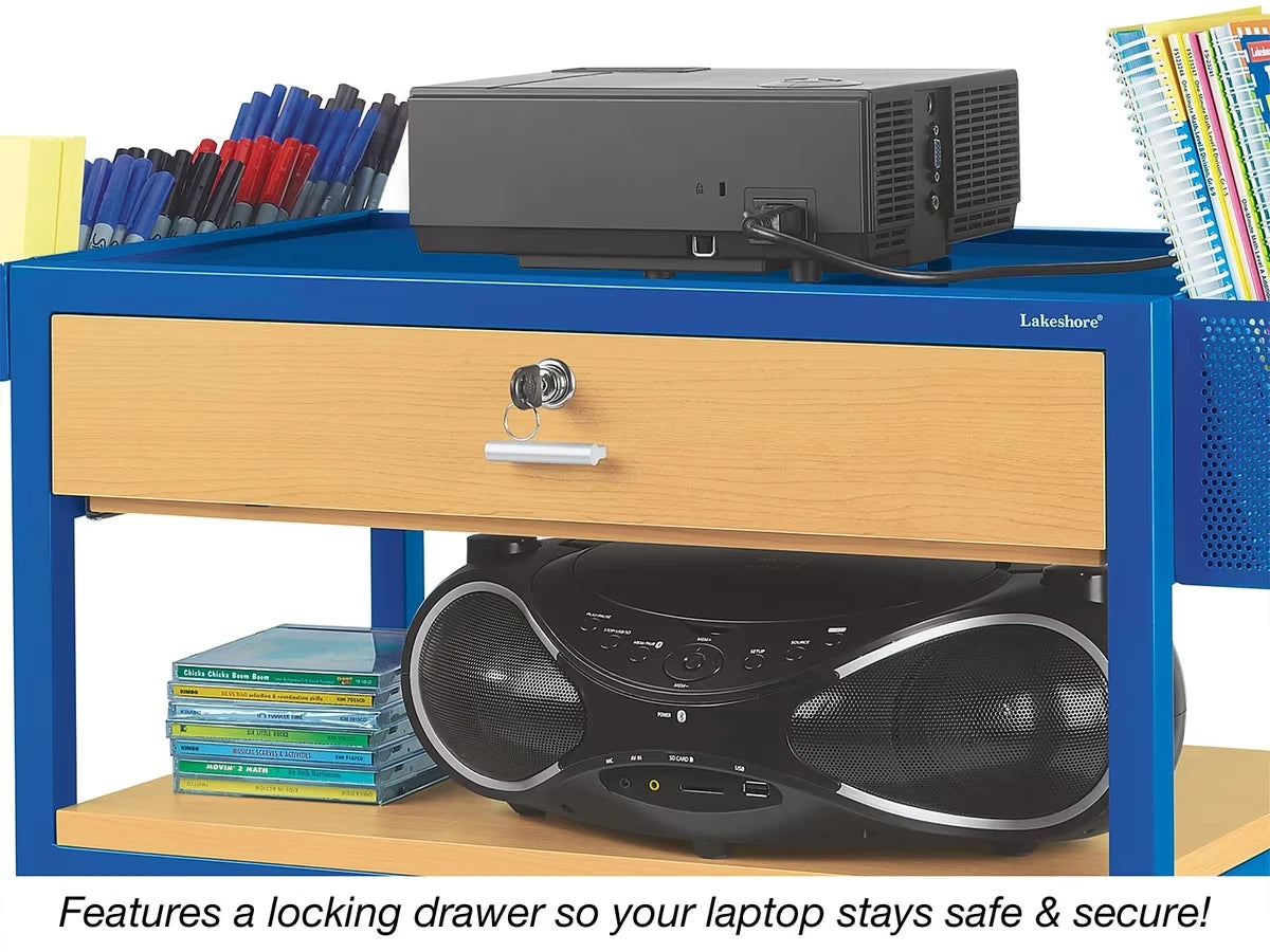 Mobile Media Cart - US 6930